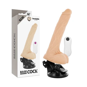 Dildo BASECOCK REALISTIC VIBRATOR 18,5 cm