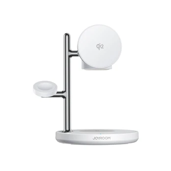 Joyroom JR-W23 Qi2 4-in-1 Wireless Charger-Baltas