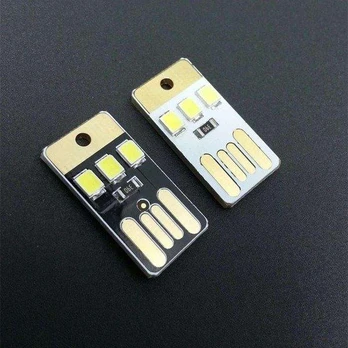 USB mini LED pakabukas - 3 LED - 25x12mm