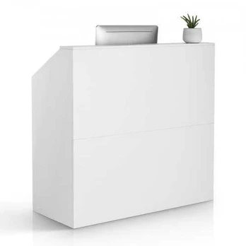 recepcijos stalelis baltas 118 cm