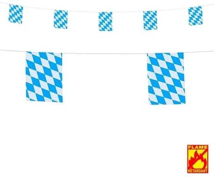 Widmann Bavarian flag guirlande, 6 m