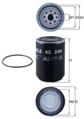 Kuro filtras KNECHT KC 249D kaina