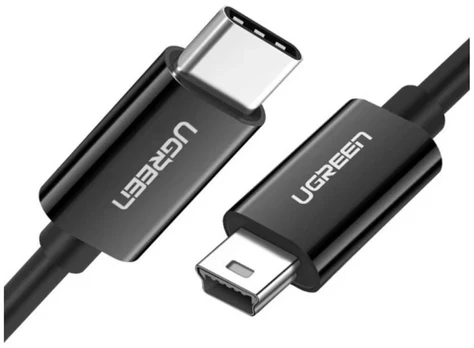 UGREEN USB-C to Mini-USB Cable 1m - Juodas