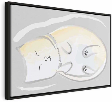 Artgeist Paveikslas - Sleepy Kitty (1 Part) Vertical