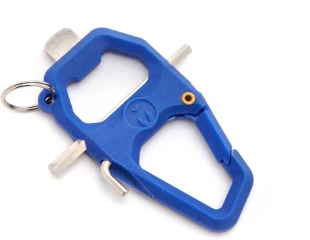 Įrankis - 3 Legged Thing Toolz Multi Function Carabiner 20vnt Mėlyna