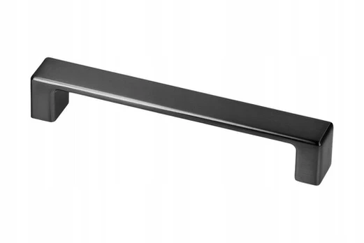 Zamak handle MODENA, C= 192 mm, juodas matt