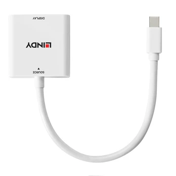 Adapteris AV Lindy DisplayPort – HDMI balta (38319)
