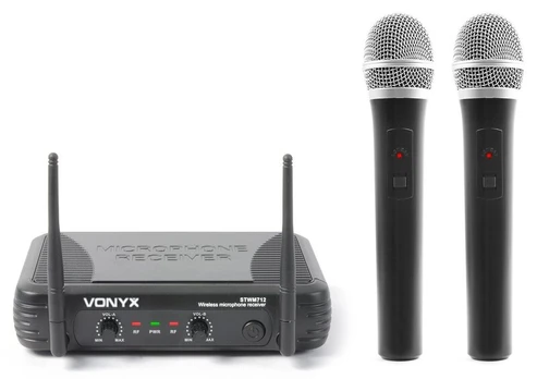 Belaidė mikrofono sistema Vonyx STWM712 VHF