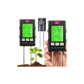 Lean Plant Moisture Meter Soil Hygrometer 6in1 Temperature Light PH