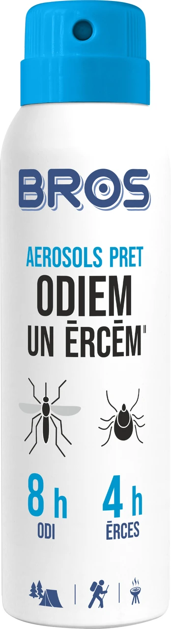Aerozolis nuo uodų ir erkių Bros 003 LV, 90 ml