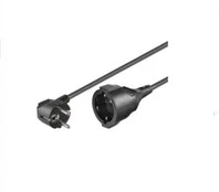 MicroConnect Schuko Extender, M-F, 5m, juoda (PE140500)