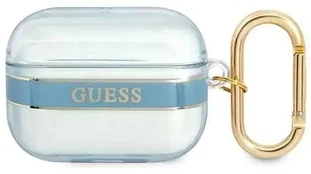 Dėklas Guess GUAPHHTSB AirPods Pro Mėlynas