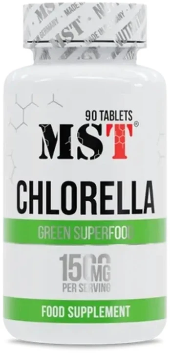 Chlorella tabletės MST, 1 500 mg, 90 tablečių