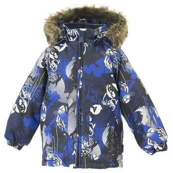 Huppa Vaikų žieminė striukė VIRGO, navy pattern
