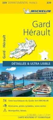 Gard, Herault - Michelin Local Map 339