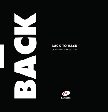 Saracens Back to Back Champions