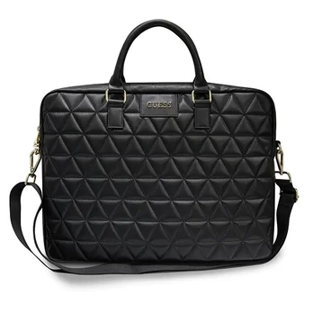 Guess PU Grained 4G Metal Logo Computer Bag 15/16" Juodas
