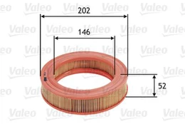 Oro filtras VALEO 585717 kaina