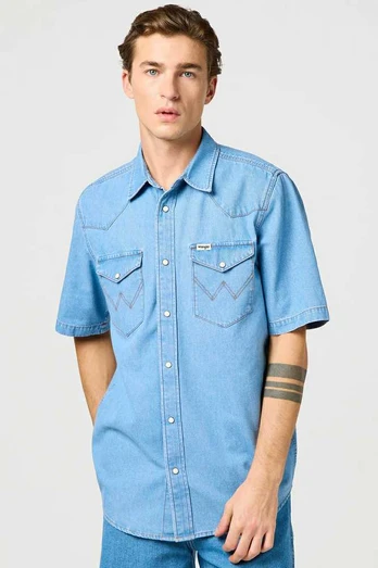 Džinsiniai marškiniai WRANGLER