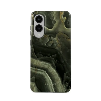 Misty Forest - Green Marble Samsung Galaxy S25 Edge Case