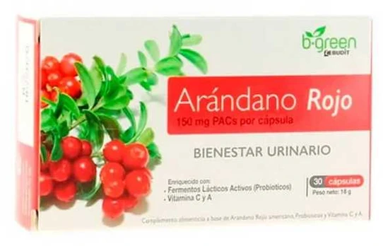 B-GREEN B-Žalias Cranberry Probiotics 30 Capsules