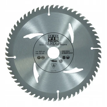Medienos pjovimo diskas 180×20mm, 60T