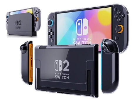 Sustiprintas silikoninis dėklas „Nintendo Switch 2 2025“