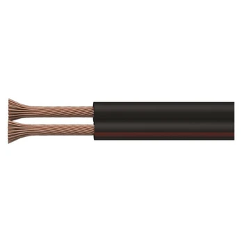 Laidas 2x0.75 mm (juoda/raudona)