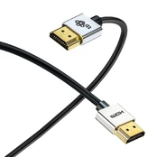 HDMI 2.0 2 m kabelis. SLIM 4K 60 Hz kaina