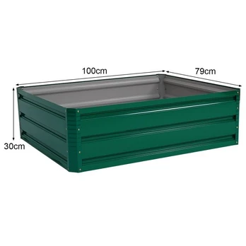 Bonideco Select Pakelta lysvė 100x30,5x80cm., žalios spalvos