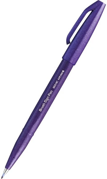 Pentel Touch Brush Pen rašiklis, violetinis