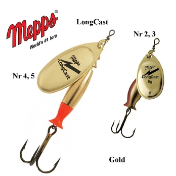 Blizgė Mepps Aglia LongCast Gold 24 g
