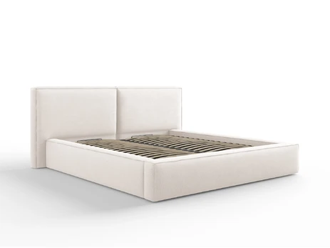 Storage Bed With Double Headboard, "Arendal", 228x234x97.5 Made in Europe