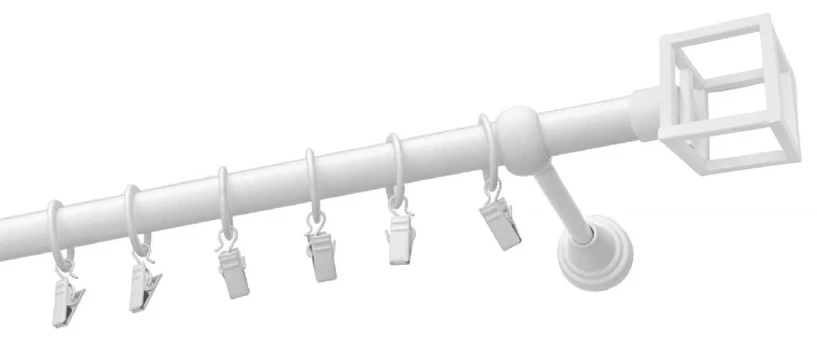 Karnizas Olimp Forma, 180 cm, Ø 19 mm, balta