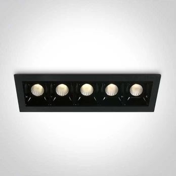 BLACK 5x2W WW IP20 700mA DIMMABLE