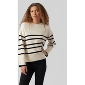 Vero Moda Megztinis 10278319 Smėlio Regular Fit