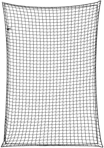 Priekabos tinklas su elastine virve, juodas, 5x3,5m, PP