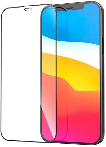 Extra 3D Apsauginis stiklas skirtas iPhone 12 Pro Max - Juodas