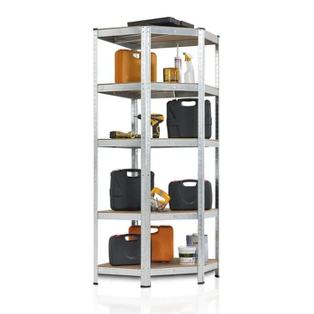 Kampinė lentyna Homestar Corner Basic 180x70x40-70 cm pilka