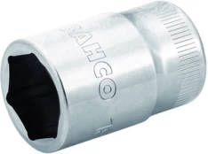 Varžtų veržlių galvutė Bahco Hexagon Socket, HEX, 38 mm, 1/2", Ø19 mm kaina