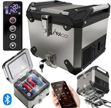 Turistinis šaldytuvas Yolco Topcase MCX17 Sidabrinis