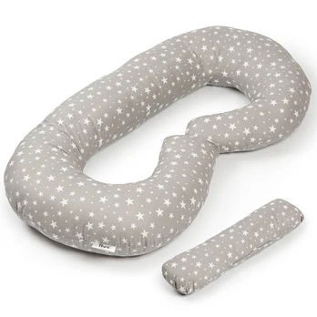 FLUMI maitinimo pagalvė TYPE C, Grey Stars