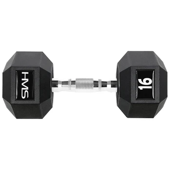HMS Hex Pro 16 kg šešiakampis hantelis