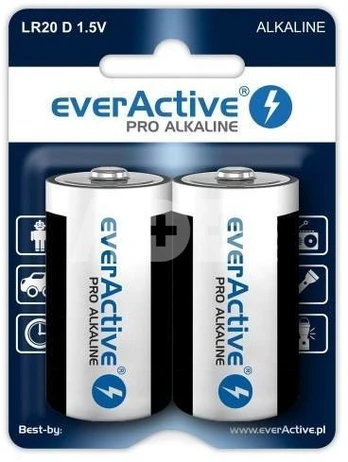 Baterijos LR20 everActive Pro Alkaline LR20 2xD