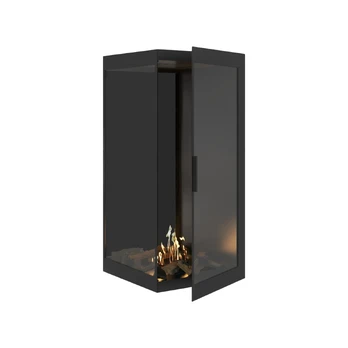 WILD FLAME CORNER 70X120 LEFT kampinis biožidinys įmontuojamas