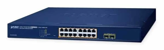 Šakotuvas Switch Planet GS-2210-16P2S