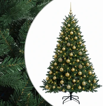 Dirbtinė kalėdinė eglutė su rutuliuku 240 cm 300 LED
