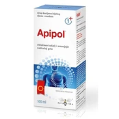 APIPOL svilarožių šaknų sirupas su medumi 100ml kaina