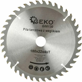 Geko Medienos pjūklo diskas 180x22x40T(50)