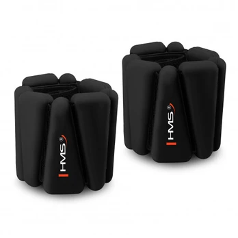 SNK01 BLACK SILICONE EXERCISE WEIGHTS FOR ANKLE AND WRIST HMS